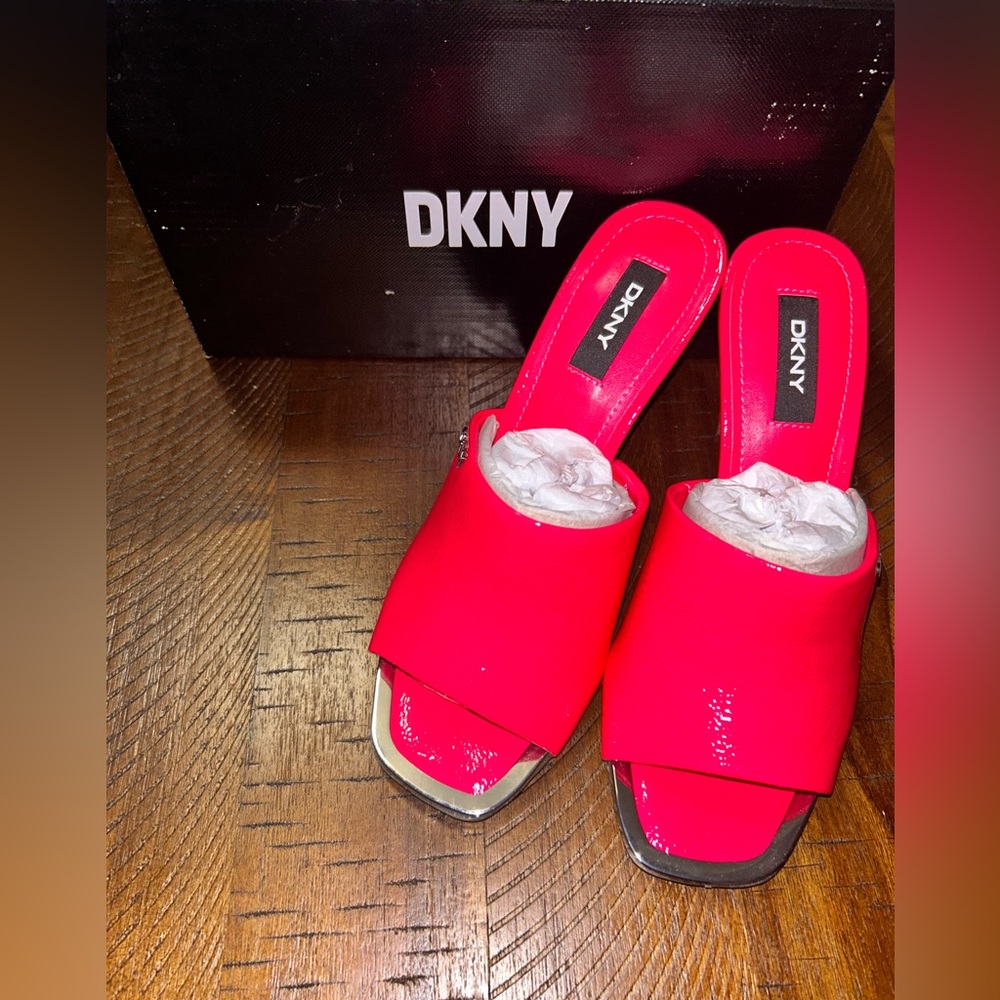 Womens DKNY Hot Pink Heels